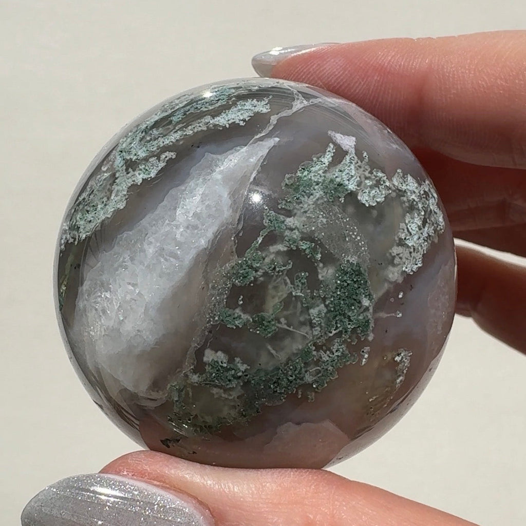 Moss Agate Sphere | C