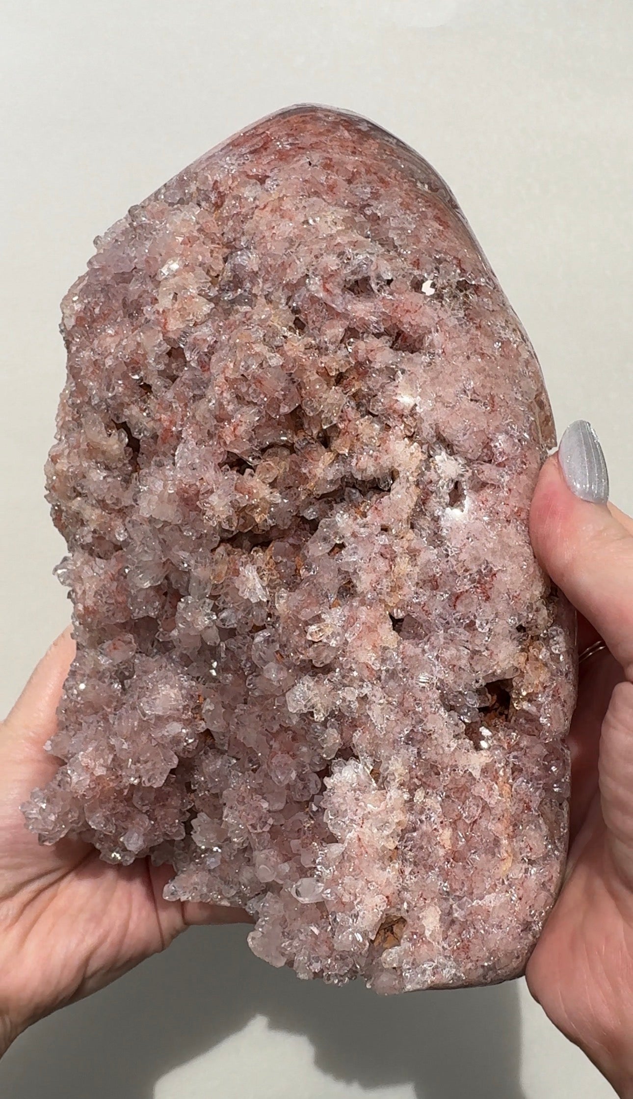 XL Druzy Pink Amethyst Freeform