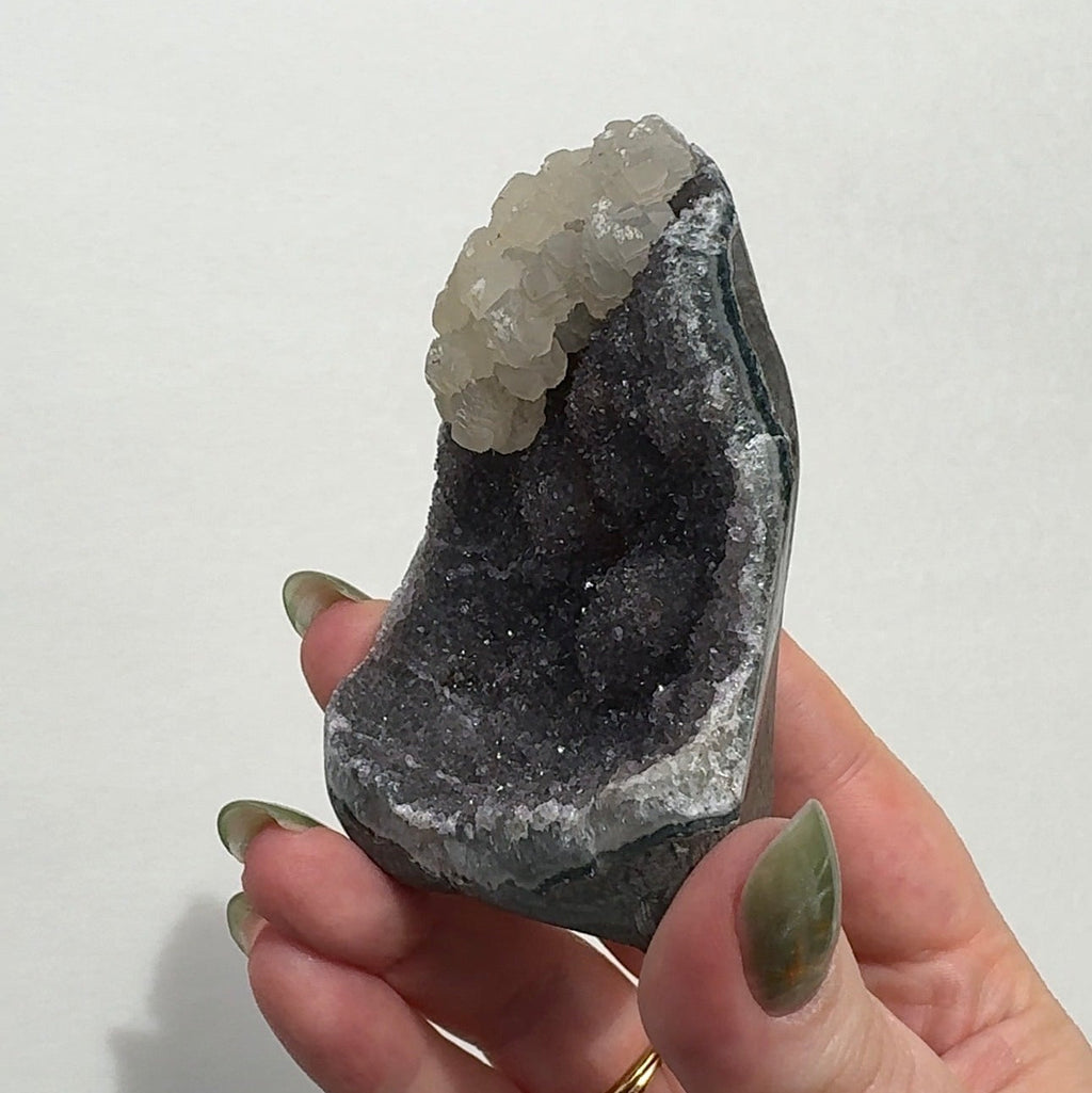 Uruguay Galaxy Amethyst with Calcite