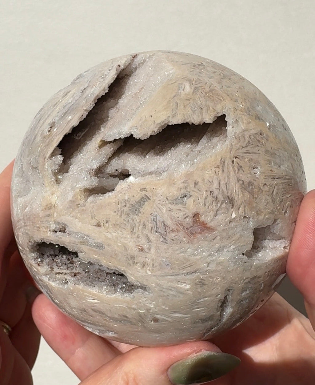XL Druzy Pink Amethyst Sphere