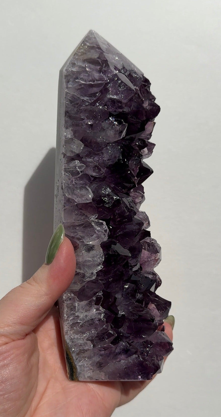 High Quality Purple Amethyst Tower