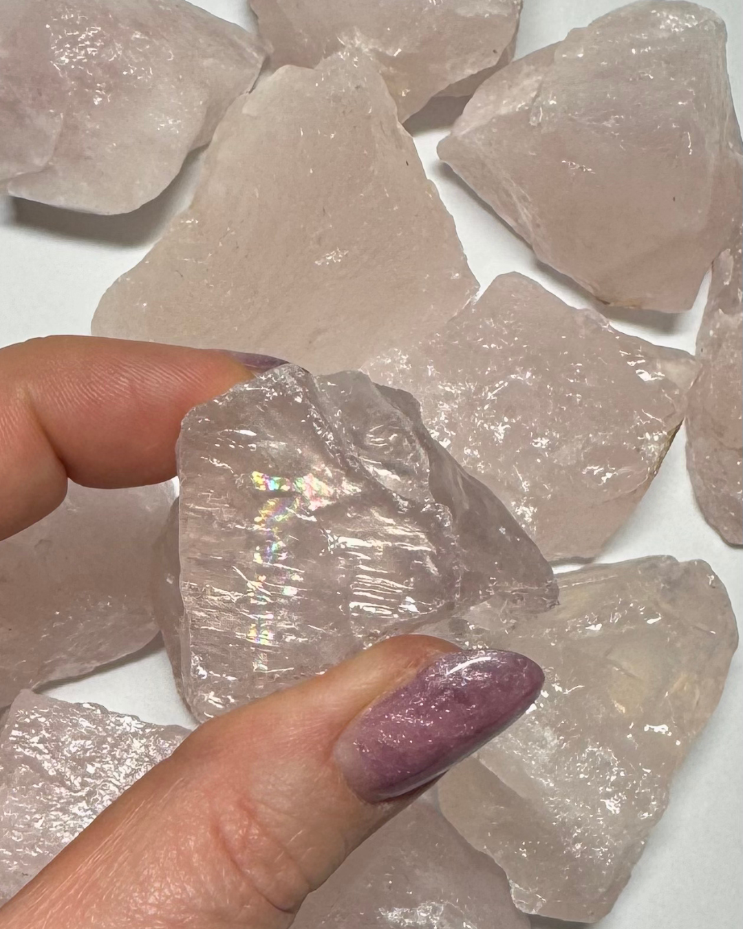 Raw Rose Quartz