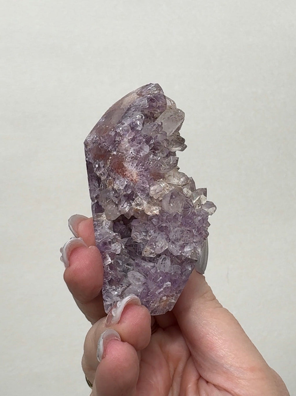High Quality Druzy Pink Amethyst Tower