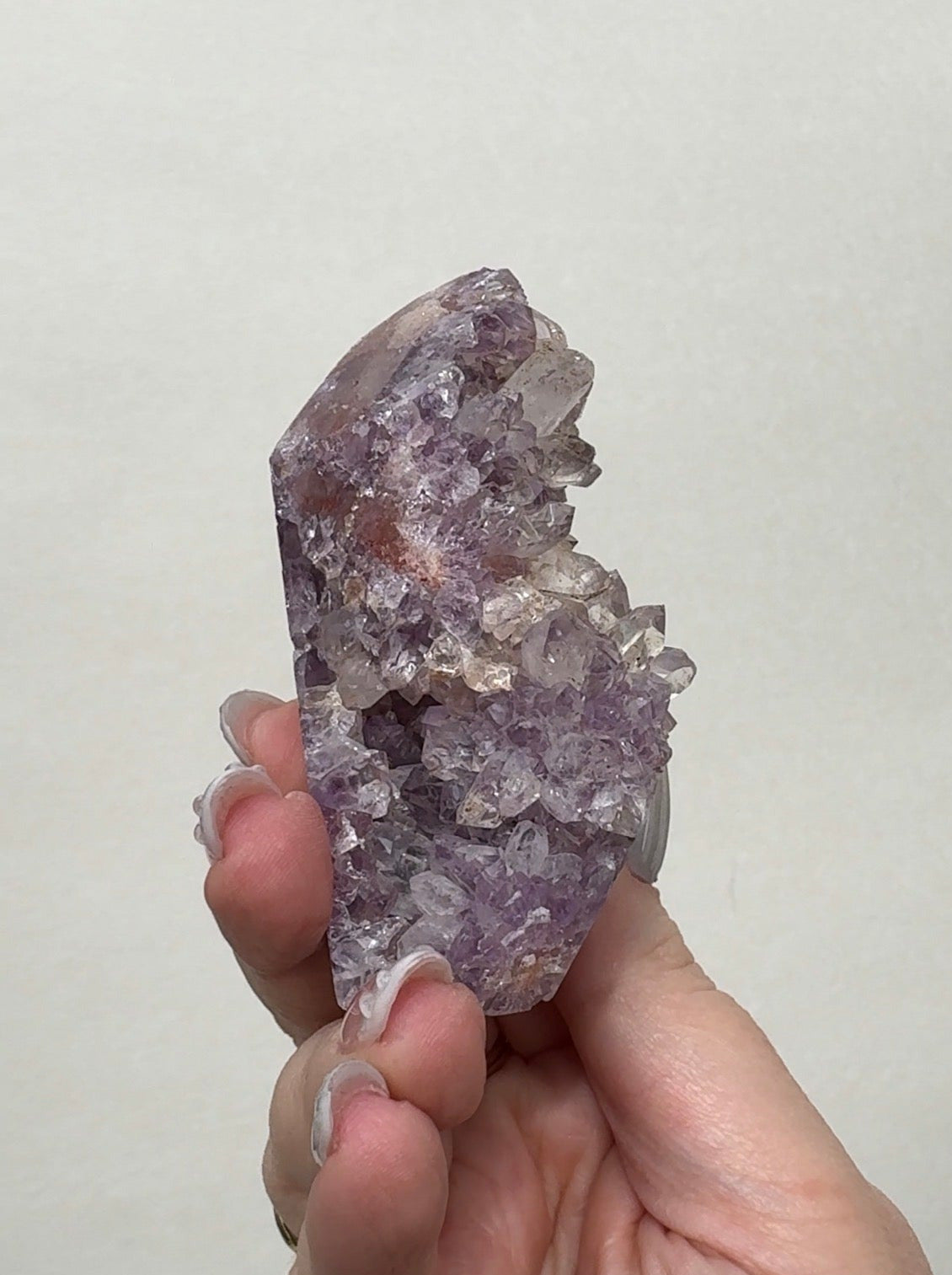 High Quality Druzy Pink Amethyst Tower