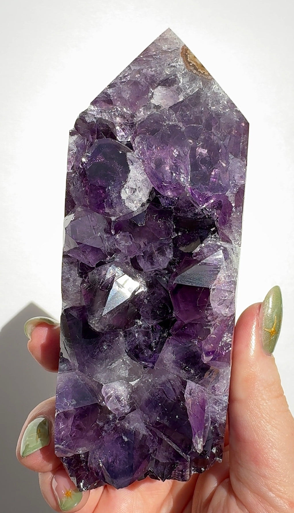 High Quality Purple Amethyst Tower