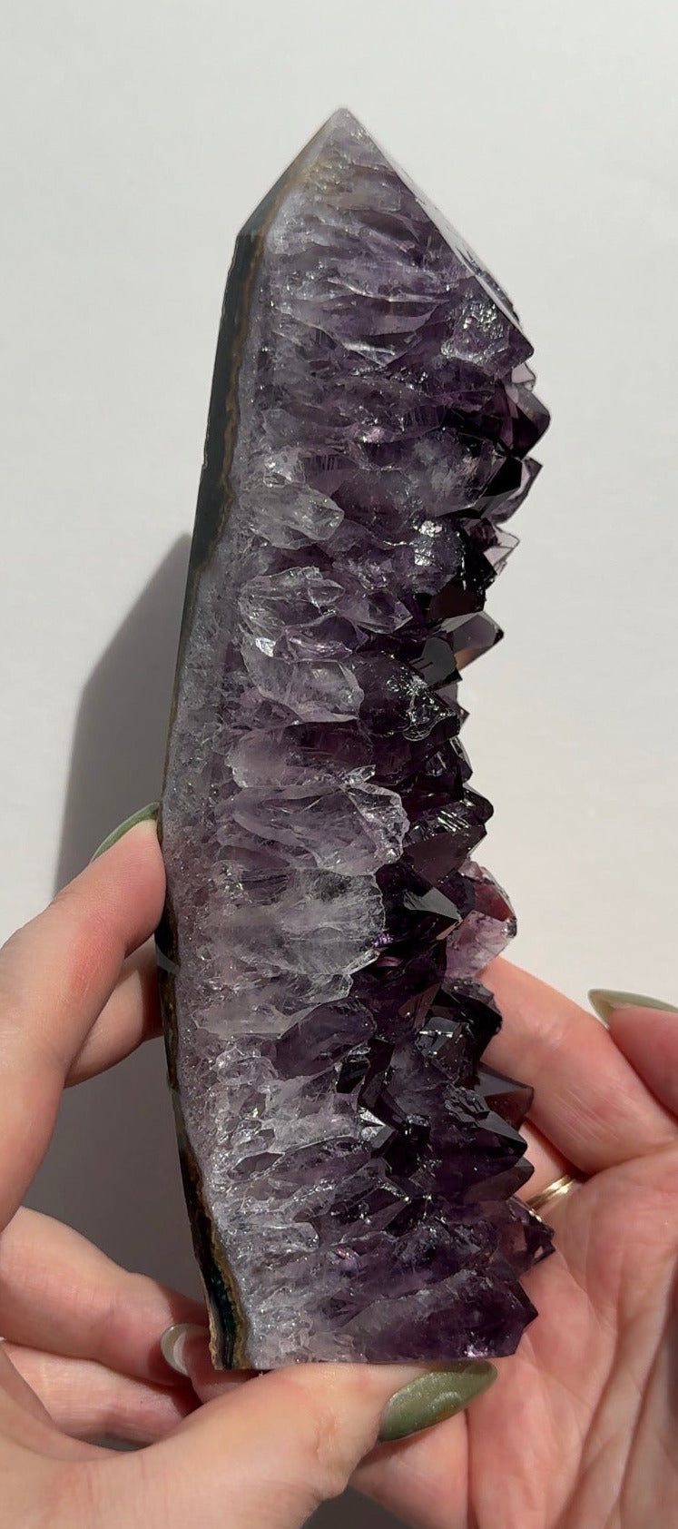 High Quality Purple Amethyst Tower