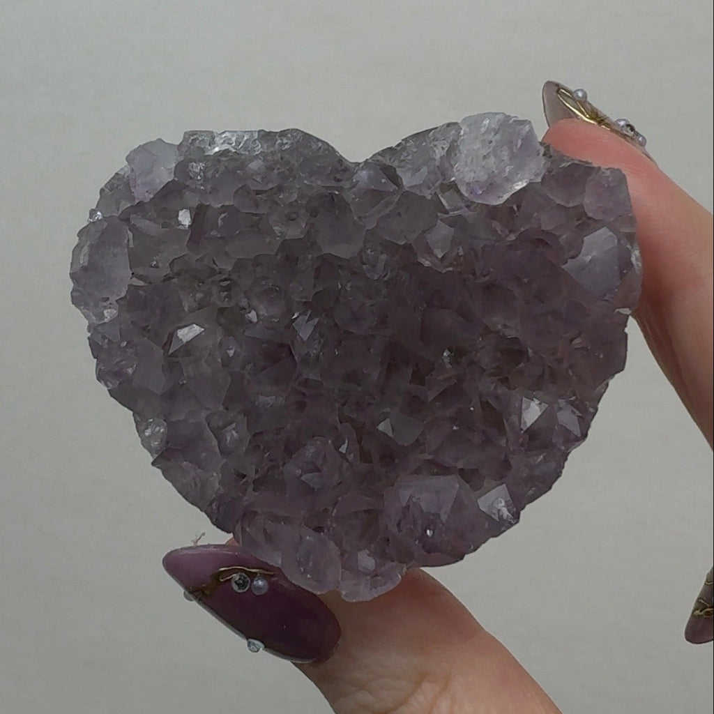 Purple Amethyst Heart | HA
