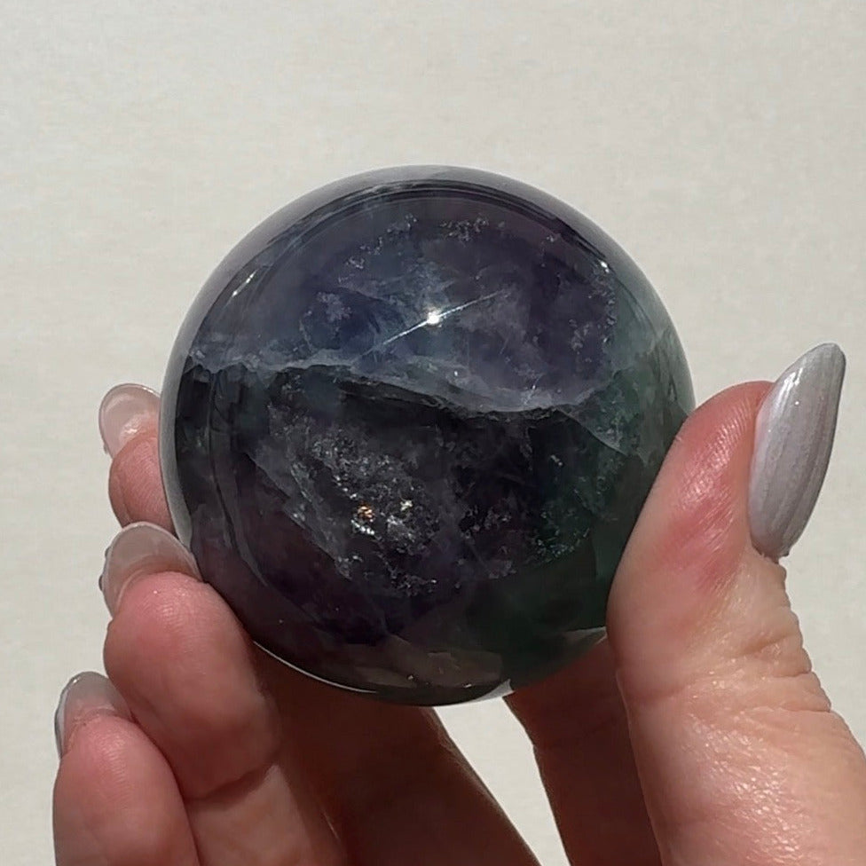 Rainbow Fluorite Sphere | B