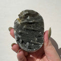 Green Amethyst Half Sphere Cutbase