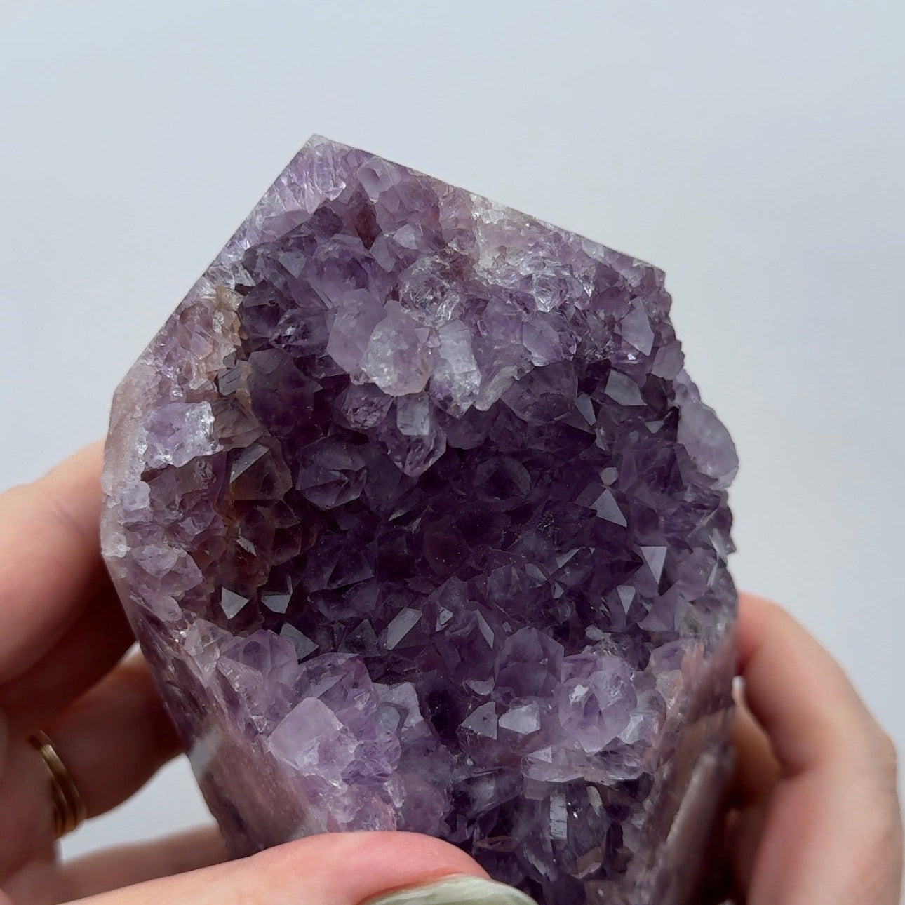 XL High Quality Druzy Pink Amethyst Tower