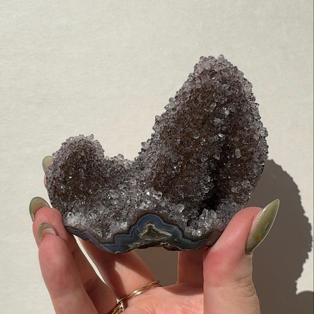 Druzy Uruguay Rainbow Amethyst Freeform