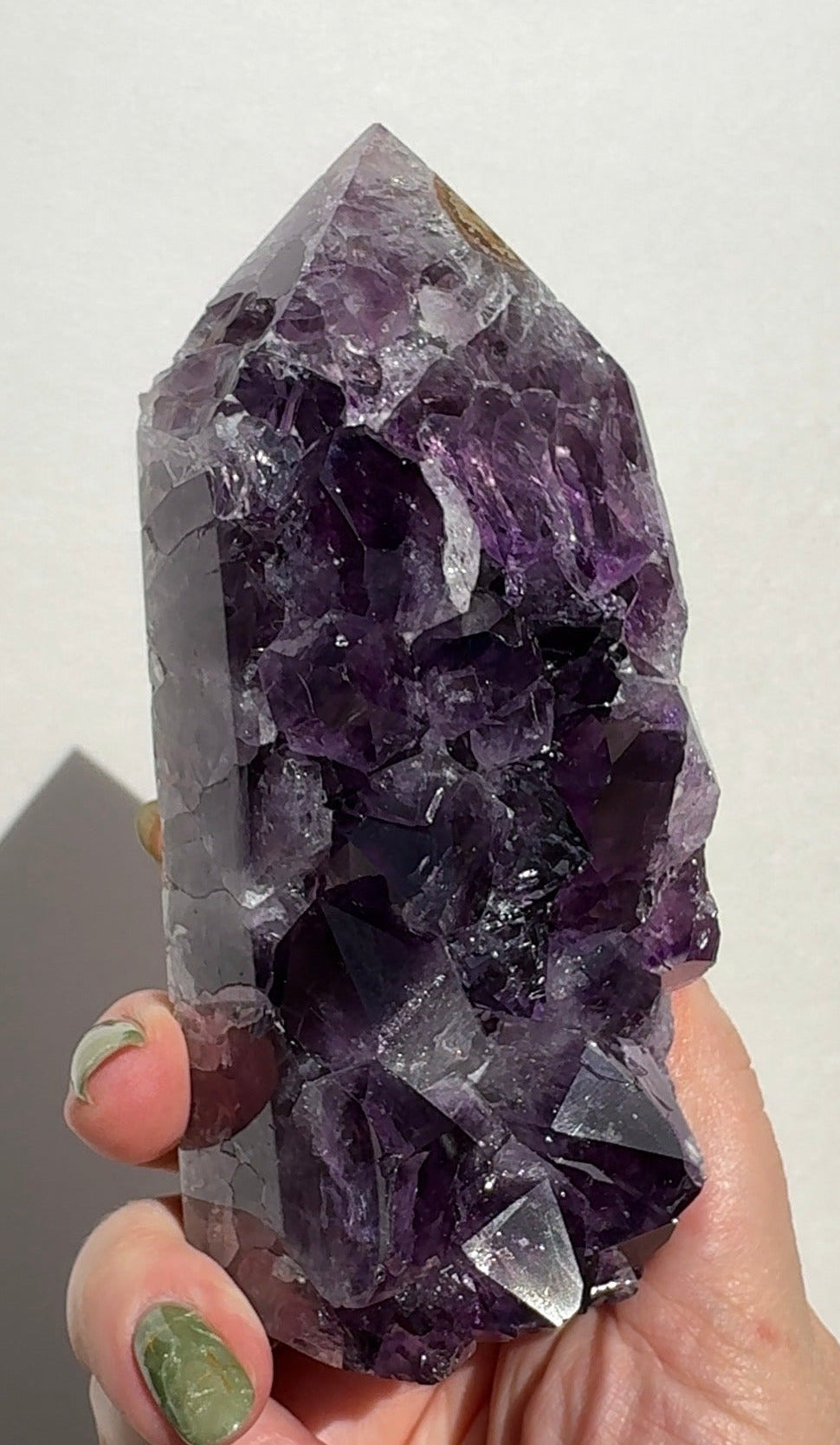 High Quality Purple Amethyst Tower