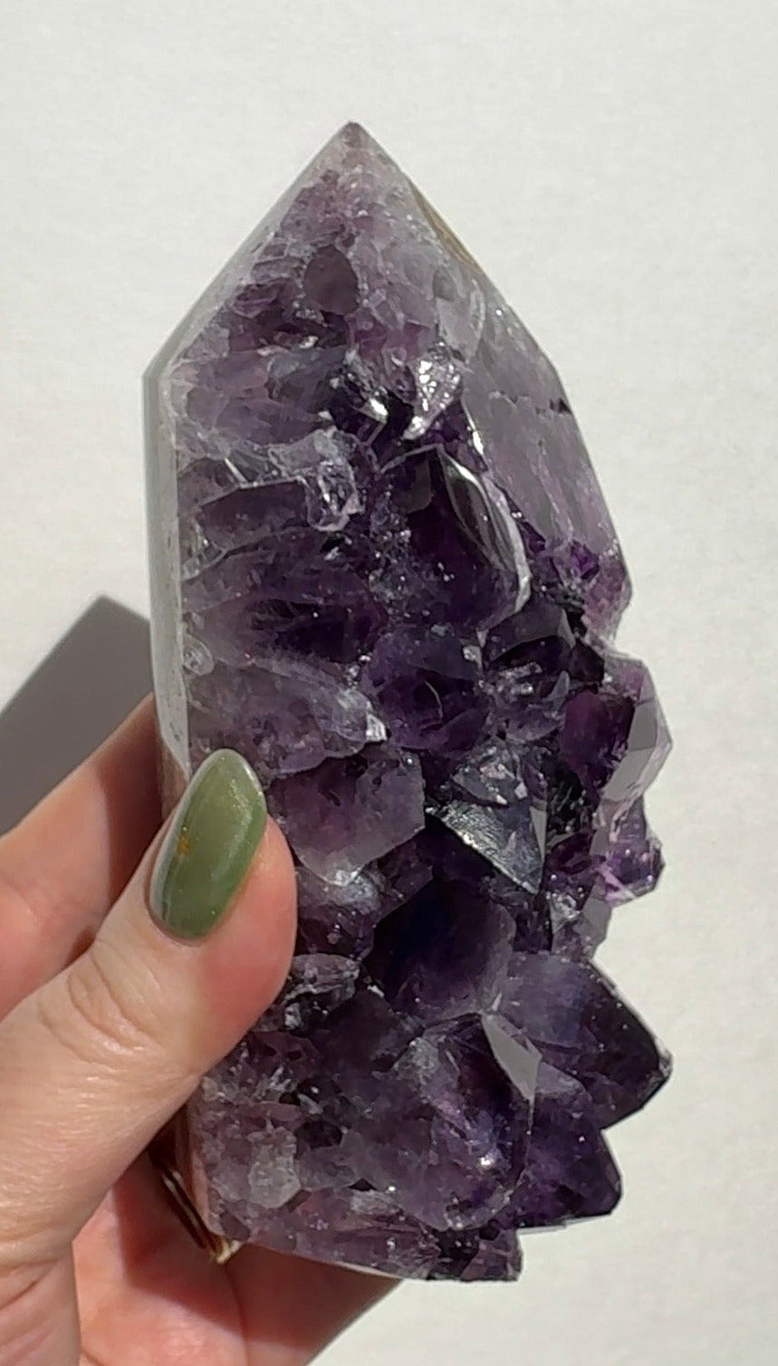 High Quality Purple Amethyst Tower