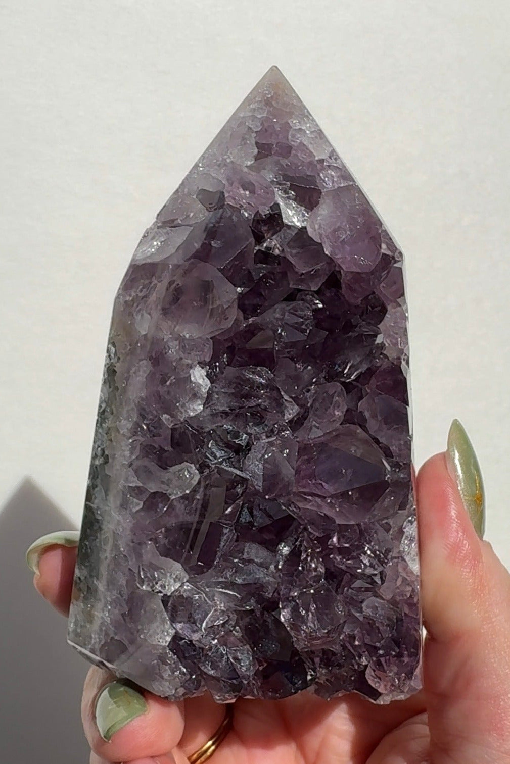High Quality Purple Amethyst Tower