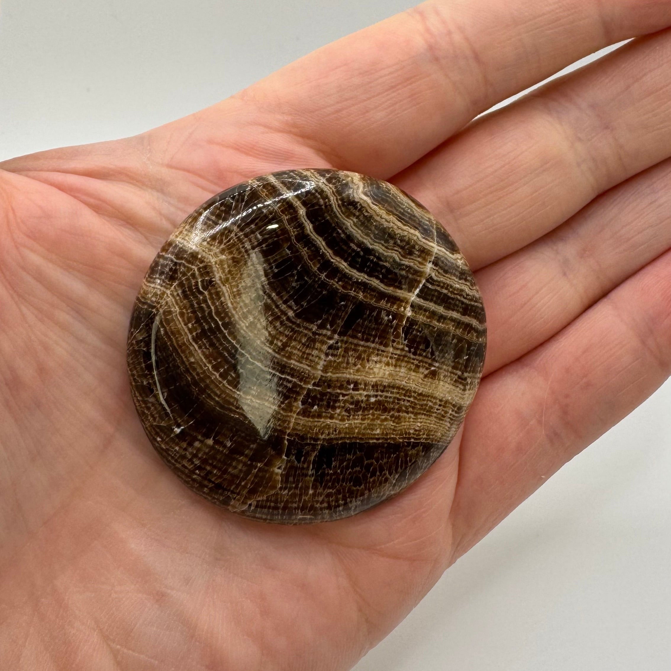 Chocolate Calcite Round