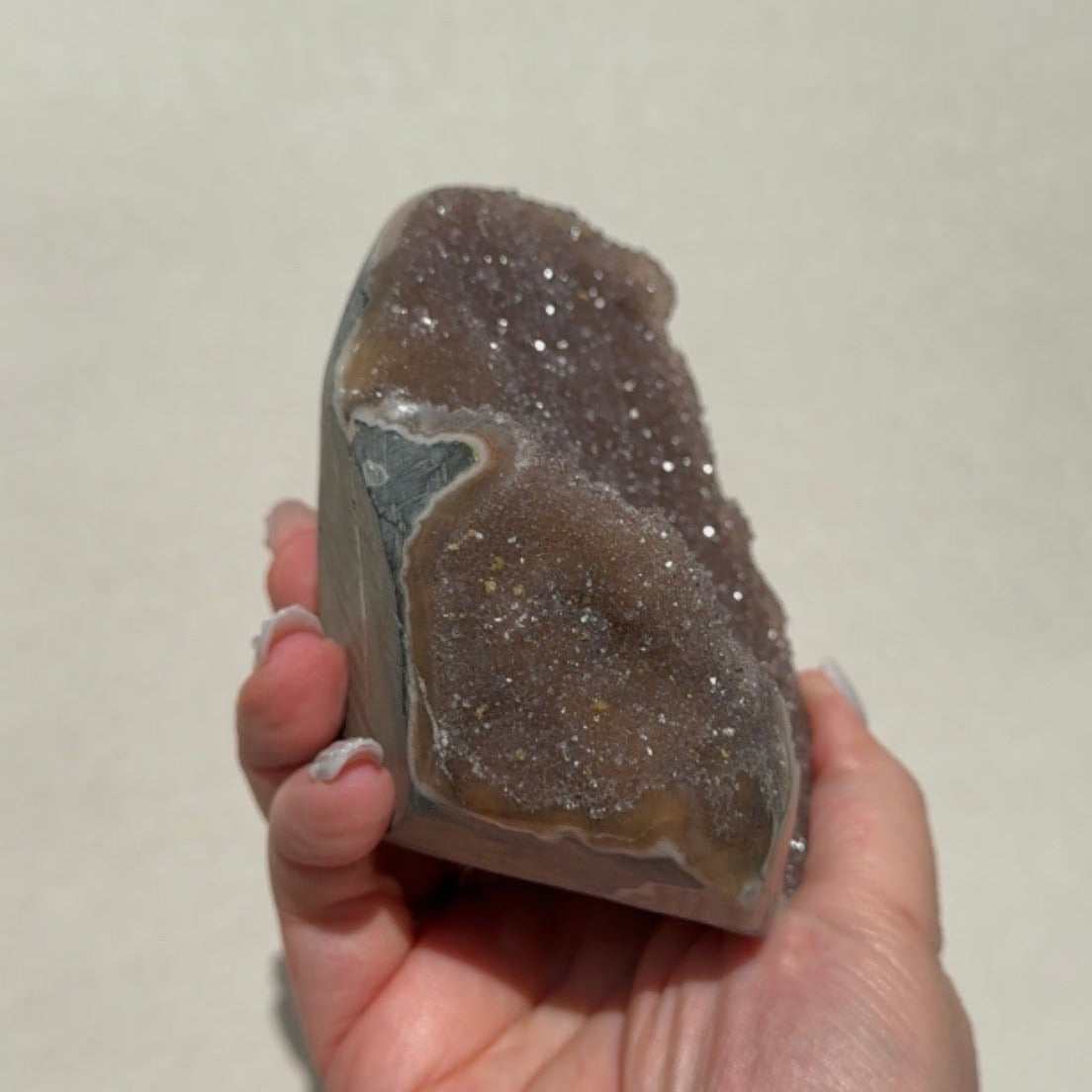 Uruguay Rainbow Amethyst Cutbase