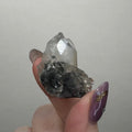 Diamond Apophyllite on Black Chalcedony | BDV