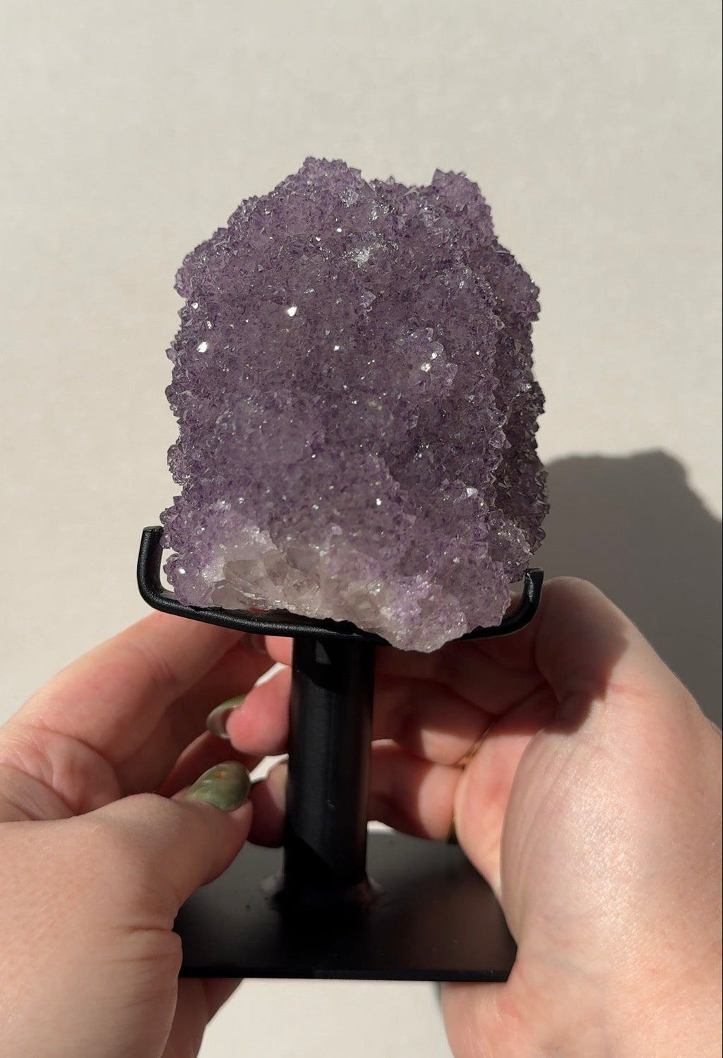 XL Double Sided Purple Amethyst Flower