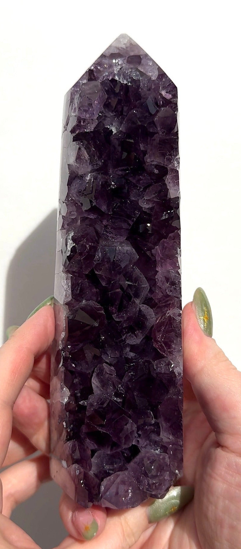 High Quality Purple Amethyst Tower