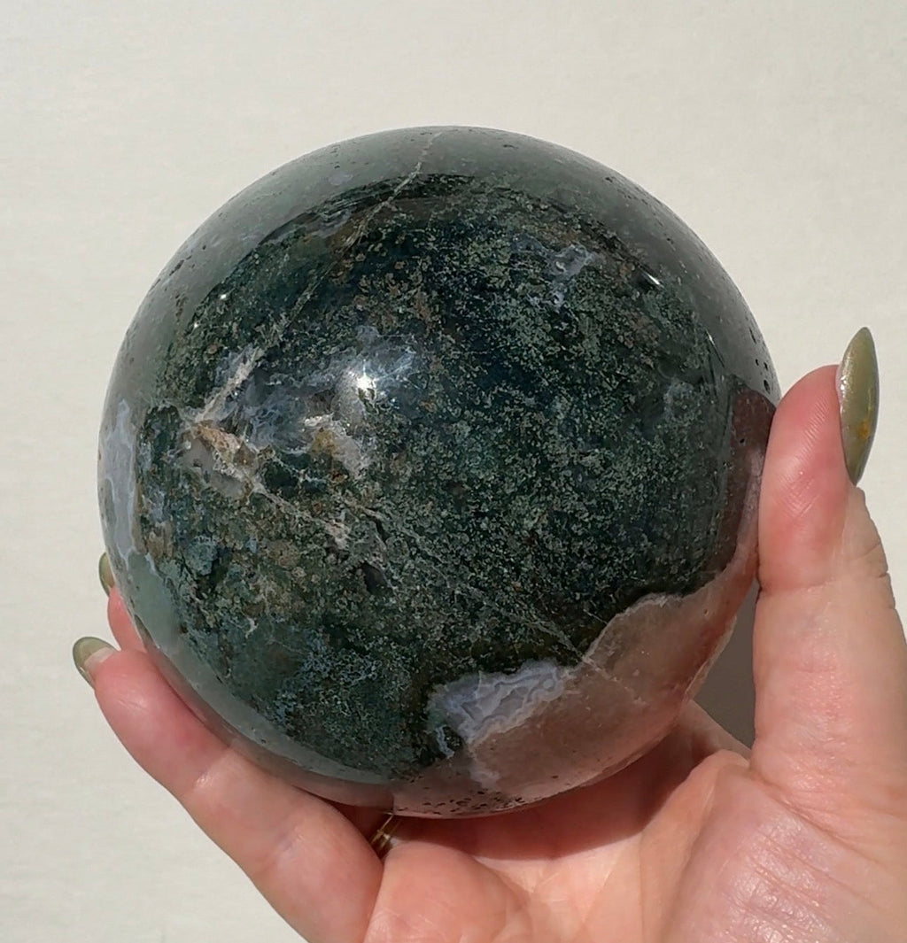 XL Druzy Pink Amethyst Sphere