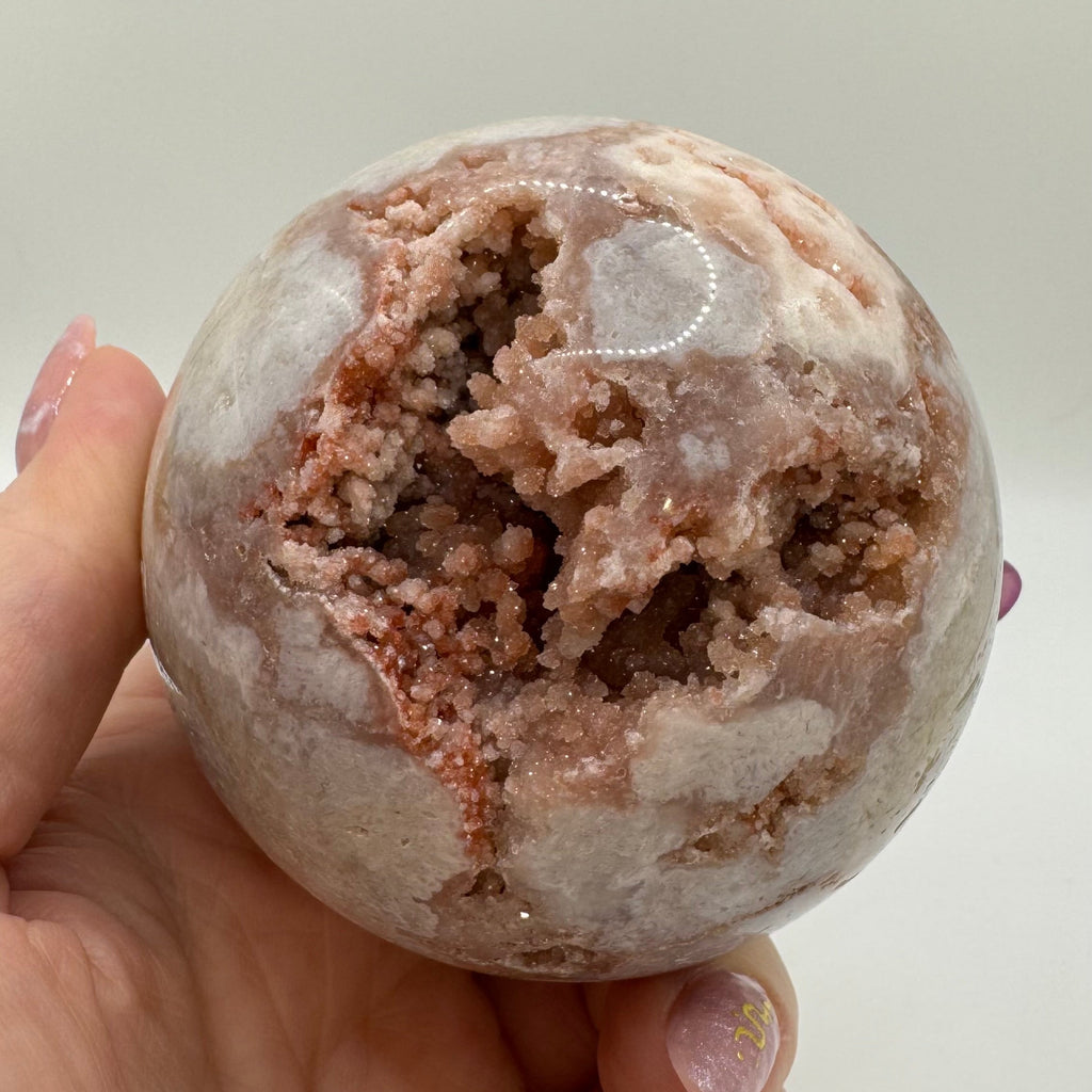 Druzy Pink Amethyst Sphere