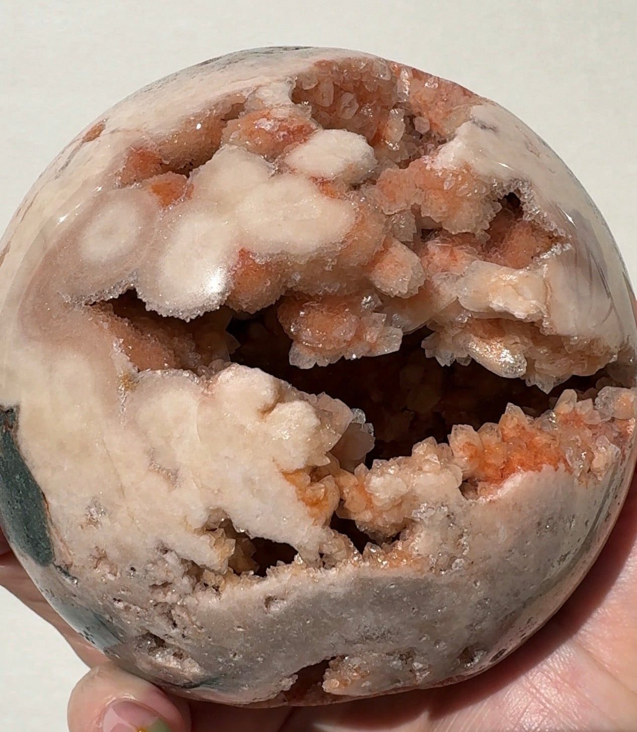 XL Druzy Pink Amethyst Sphere
