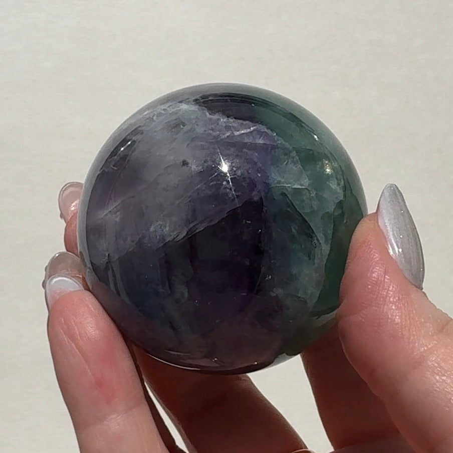 Rainbow Fluorite Sphere | B
