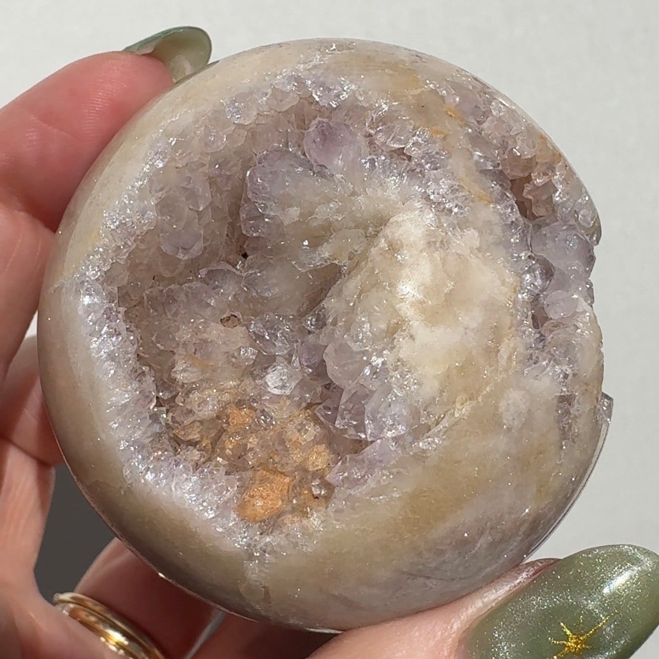 Druzy Pink Amethyst Sphere