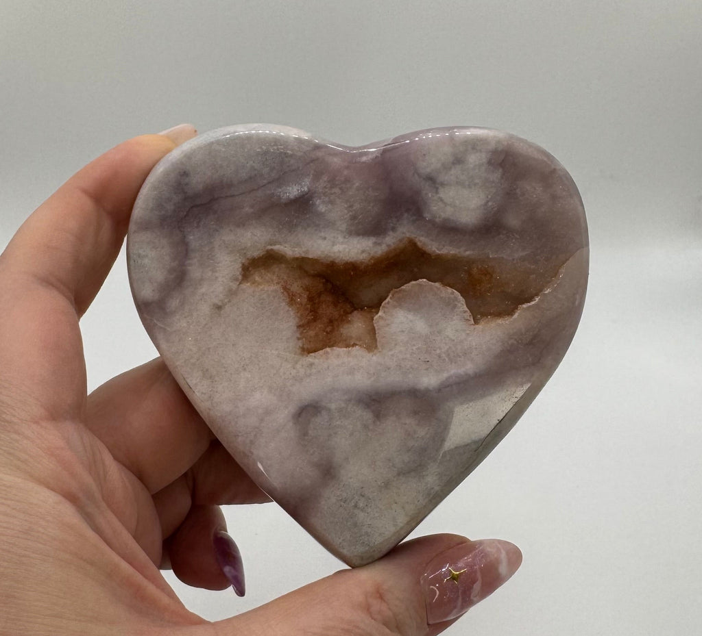 Pink Amethyst Heart