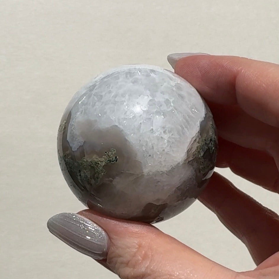 Moss Agate Sphere | C