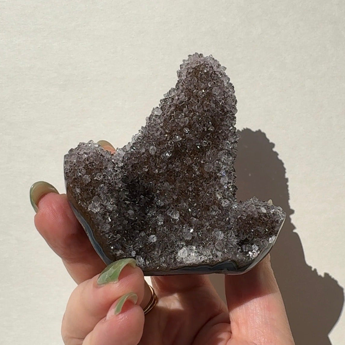 Druzy Uruguay Rainbow Amethyst Freeform