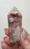 High Quality Druzy Pink Amethyst Tower