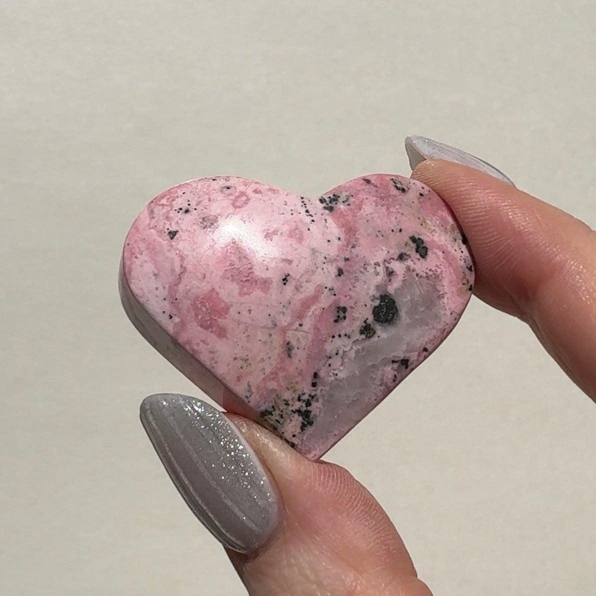 Peruvian Rhodonite Heart | H