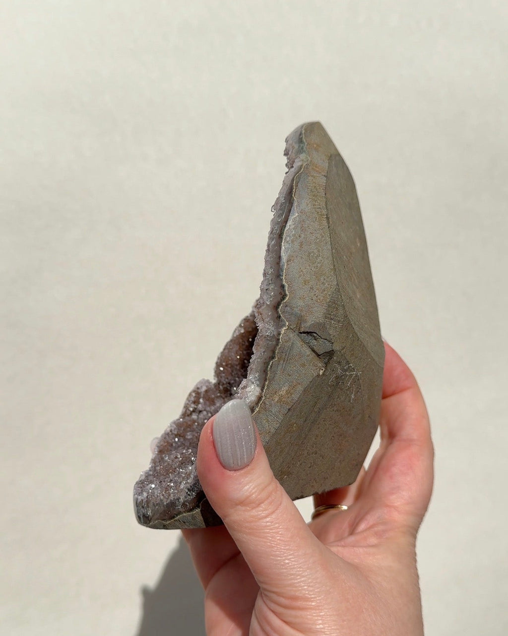 Uruguay Rainbow Amethyst Cutbase