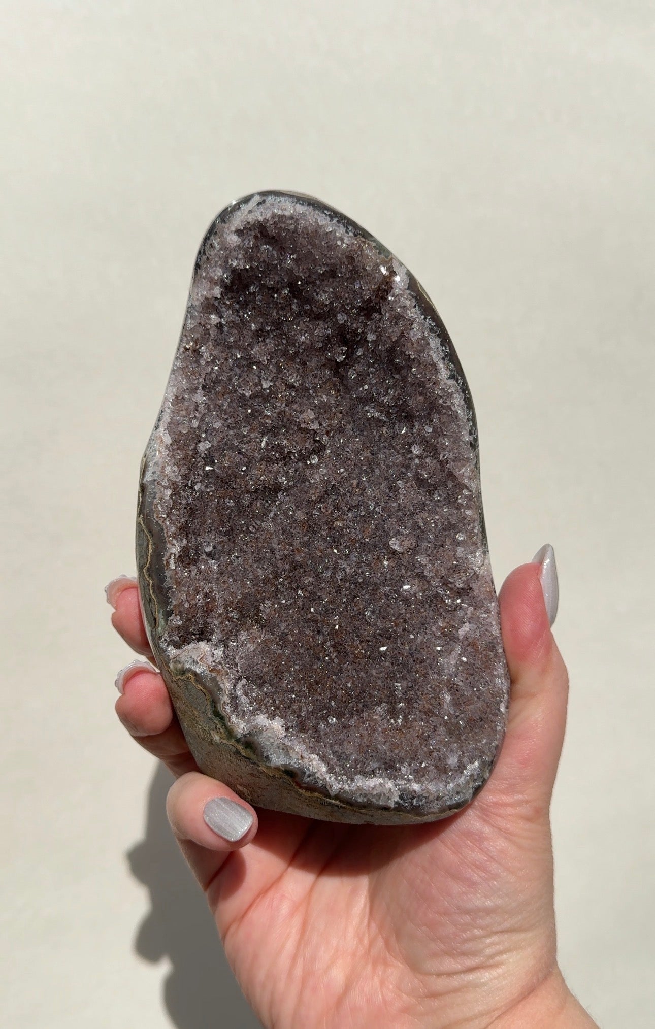 Uruguay Rainbow Amethyst Cutbase