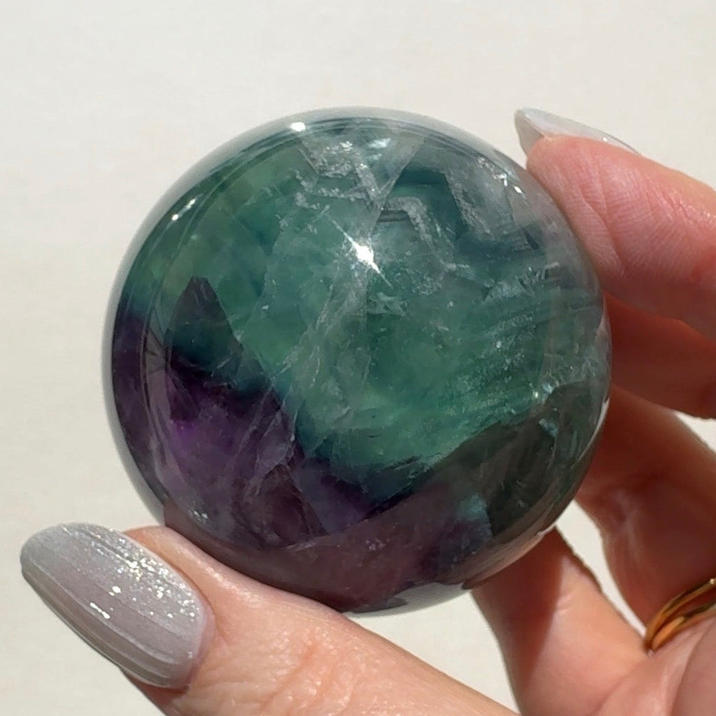 Rainbow Fluorite Sphere | A