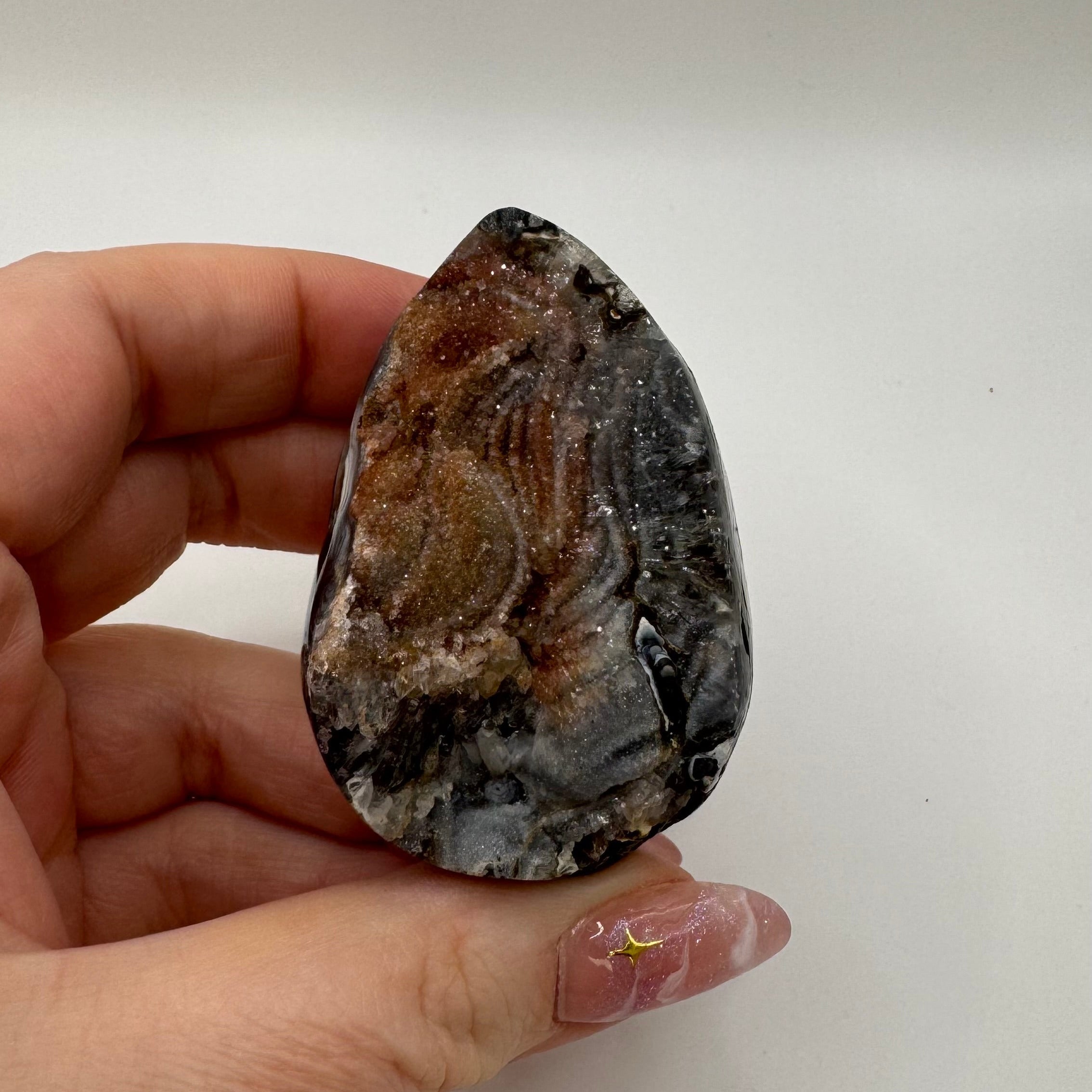 Druzy Chalcedony Egg