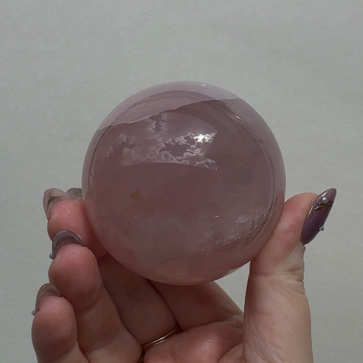 Rose Quartz Sphere | RQ4