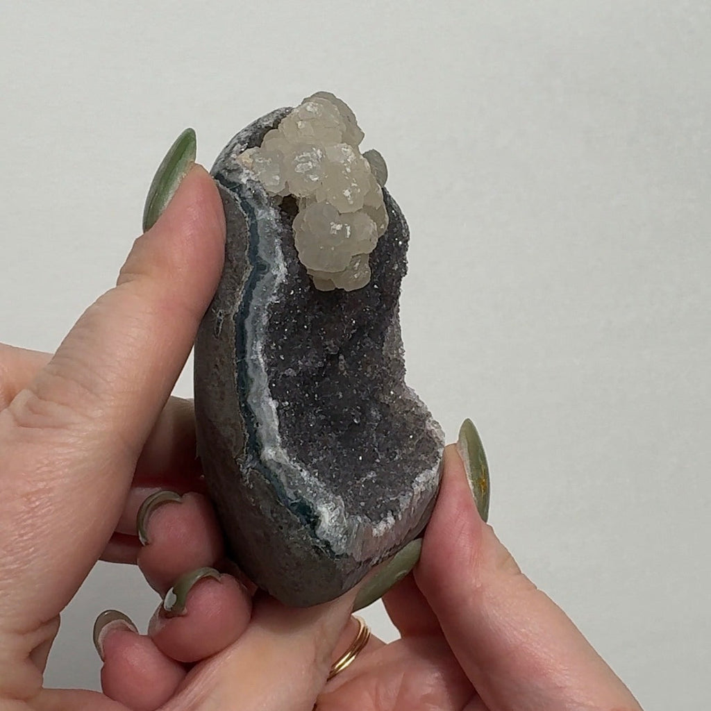 Uruguay Galaxy Amethyst with Calcite