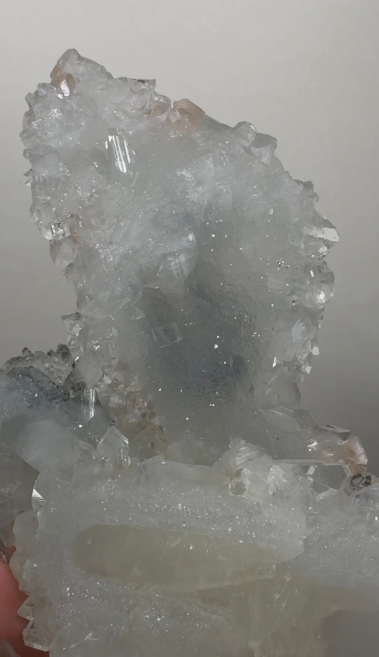 Diamond/Pink Apophyllite on Chalcedony | BDC