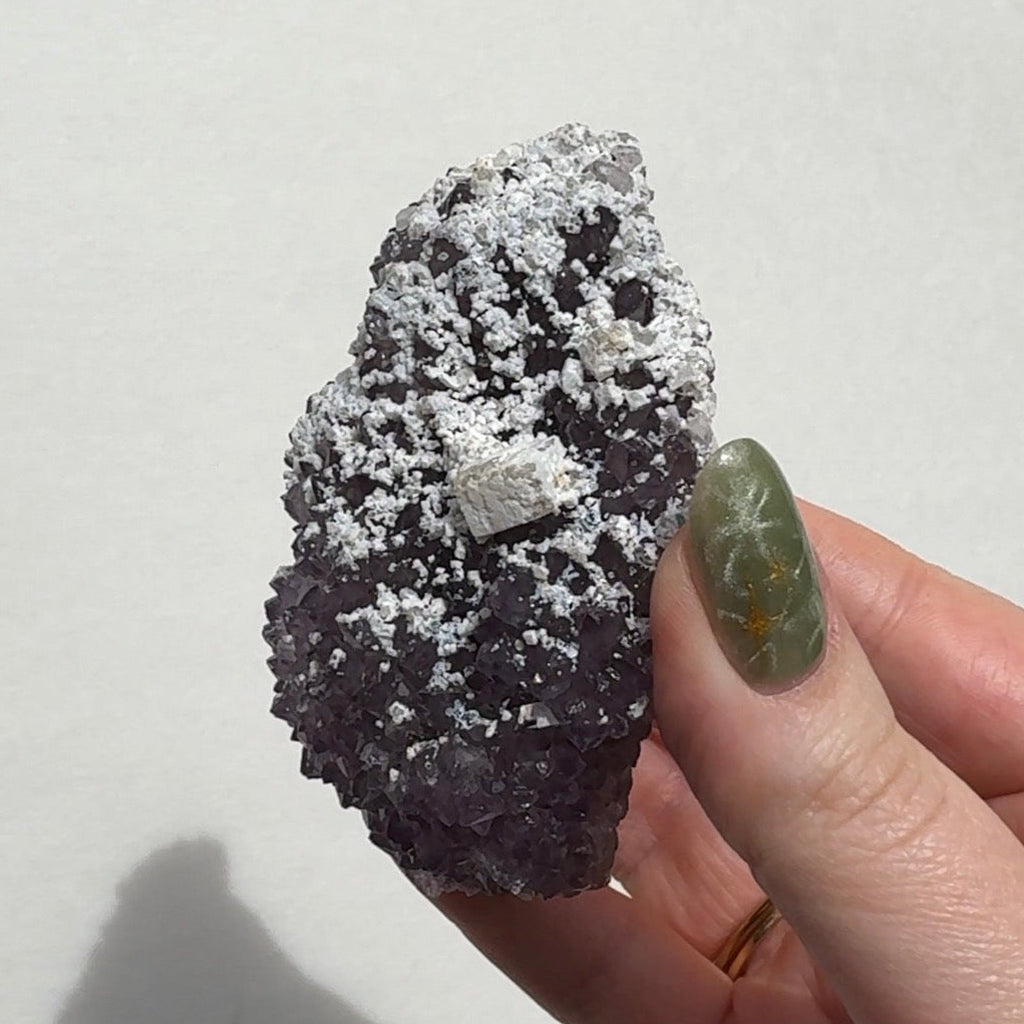 Uruguay Amethyst with Calcite