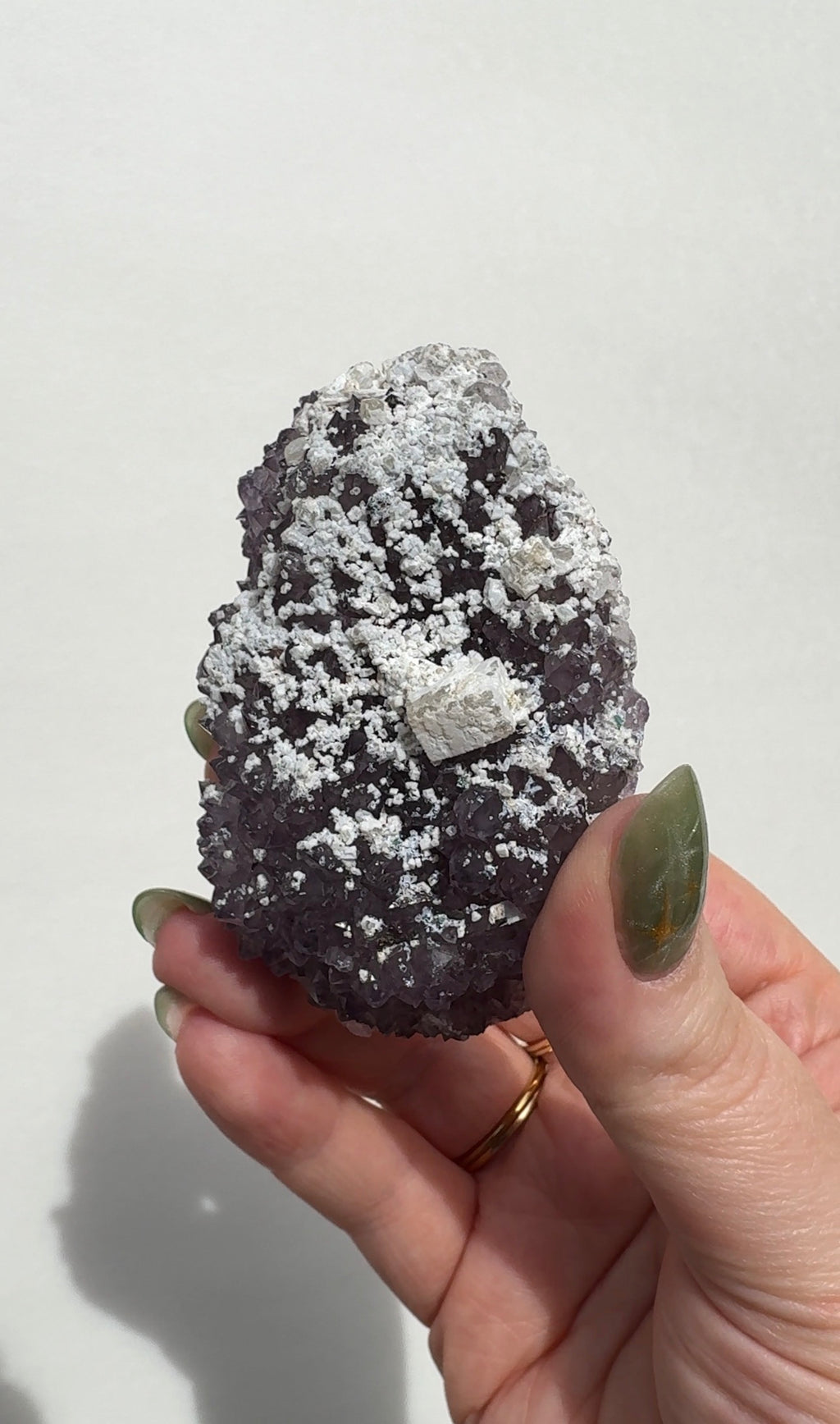 Uruguay Amethyst with Calcite