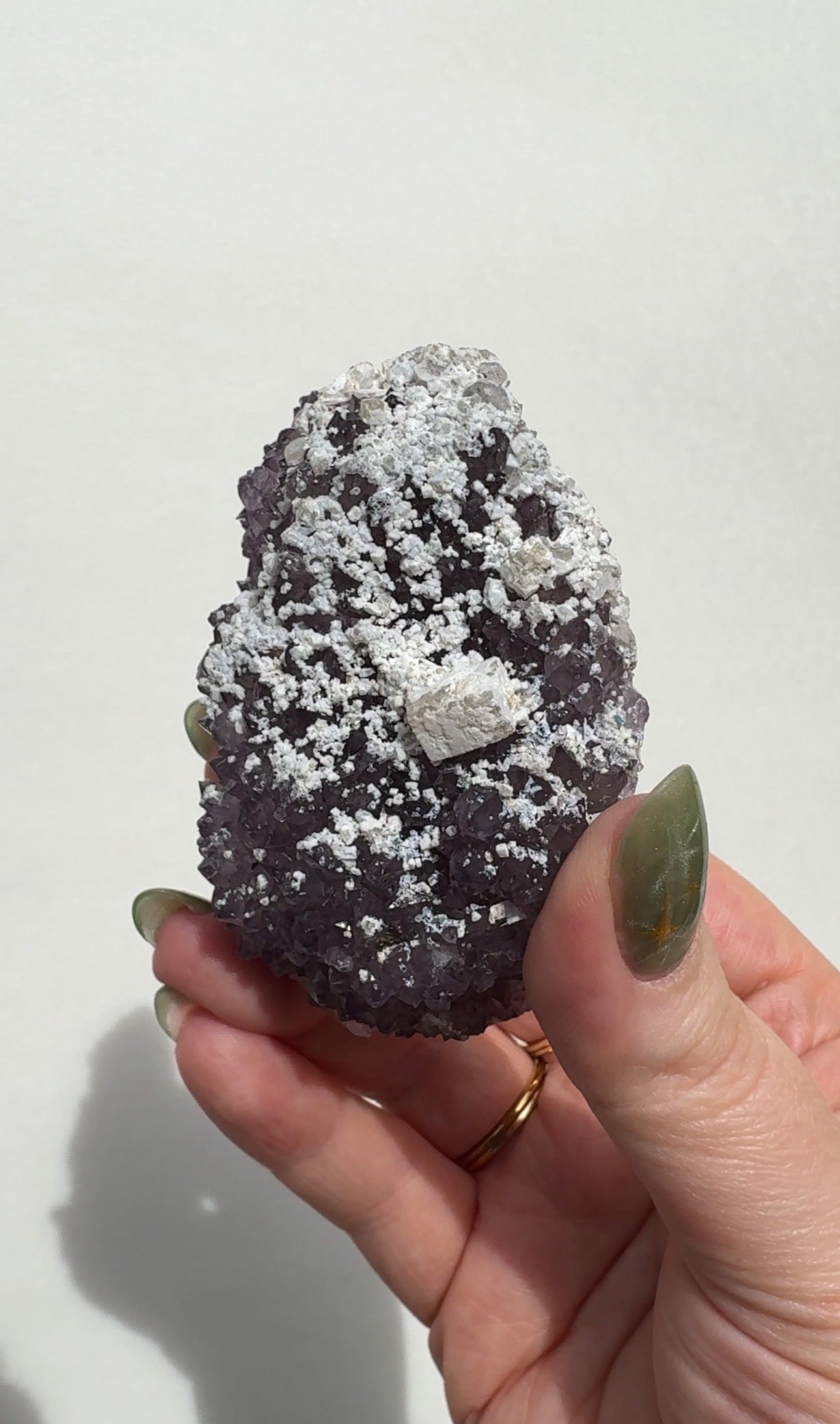 Uruguay Amethyst with Calcite