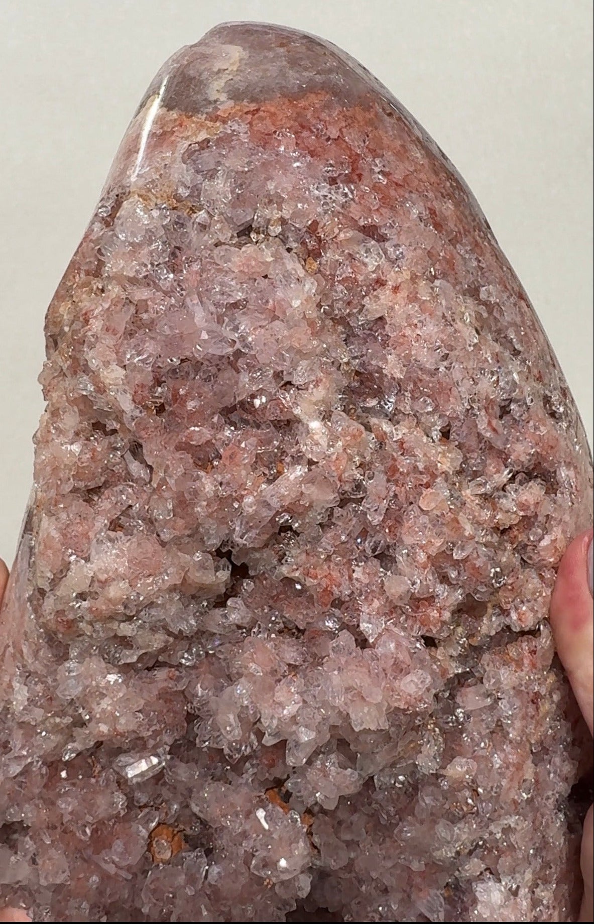 XL Druzy Pink Amethyst Freeform