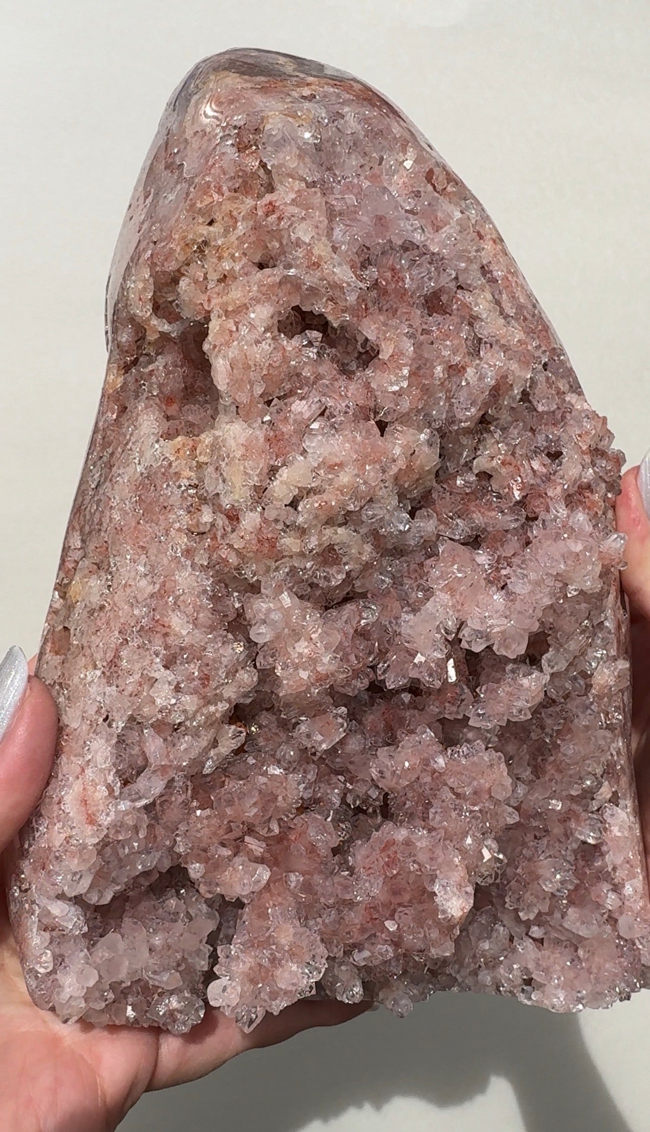 XL Druzy Pink Amethyst Freeform