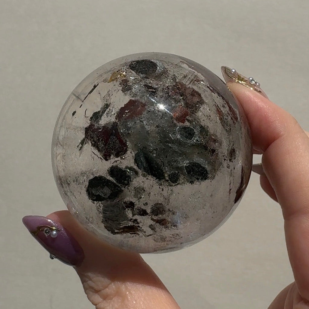 Lodolite Quartz Sphere | A
