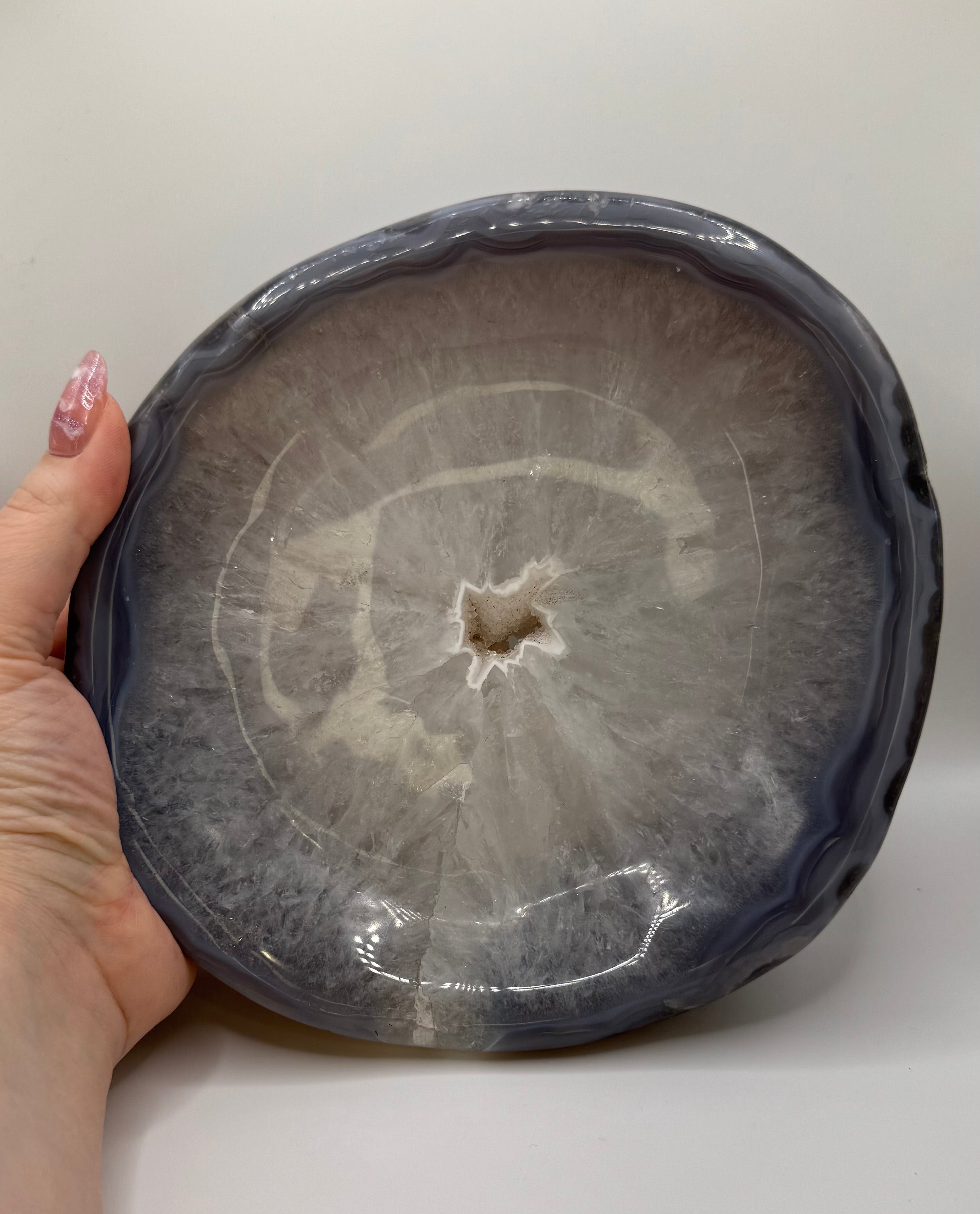 Druzy Agate Bowl