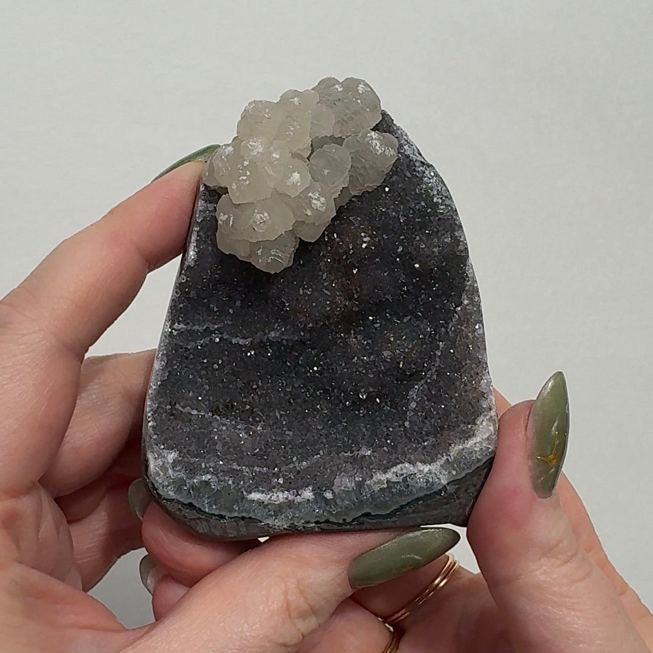 Uruguay Galaxy Amethyst with Calcite