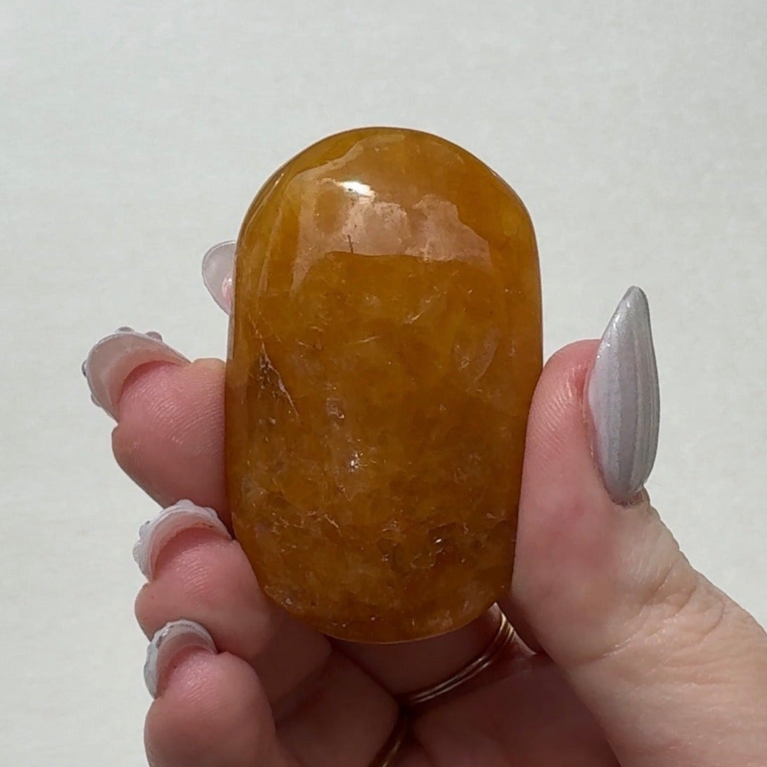 Golden Healer Palmstone | F