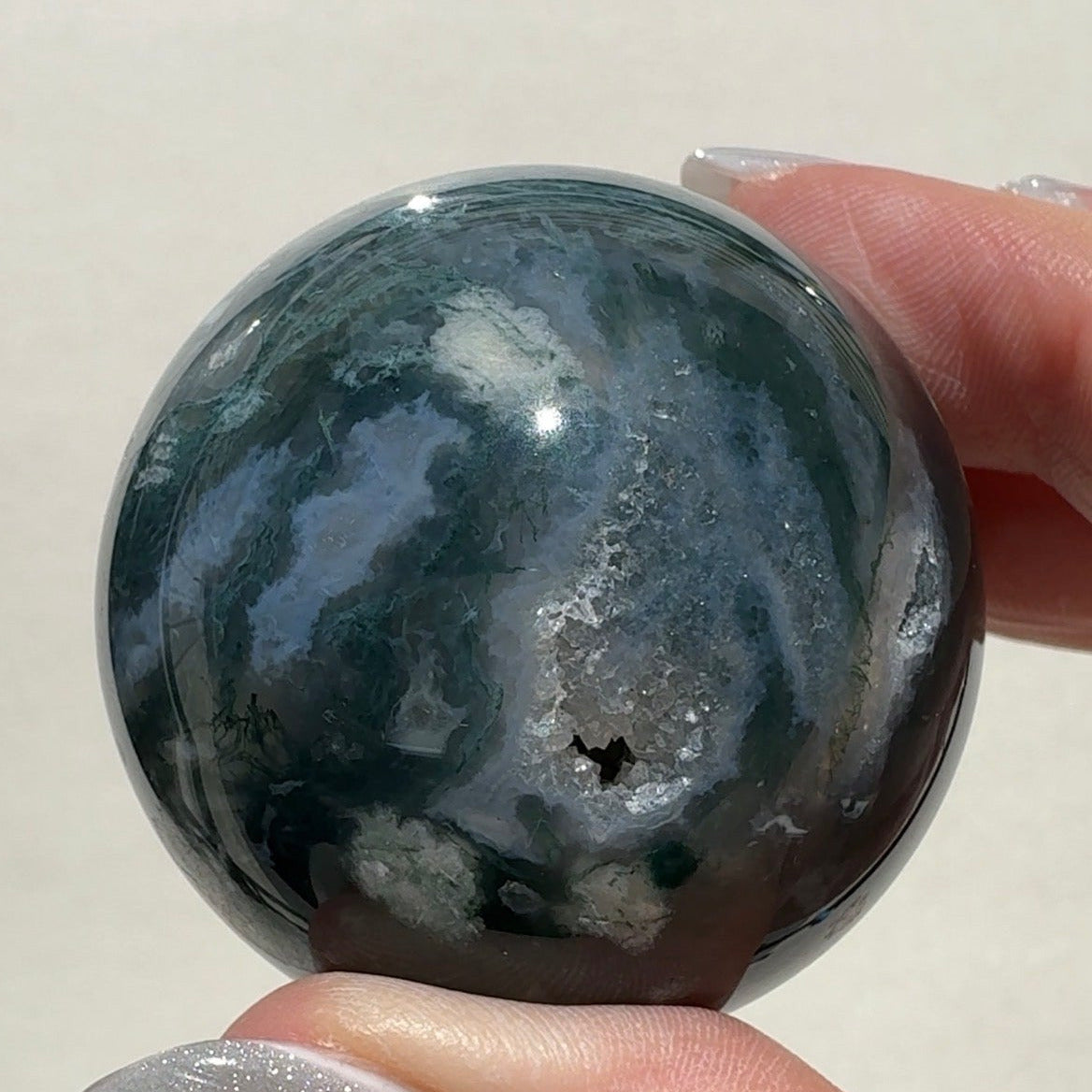 Moss Agate Sphere | A